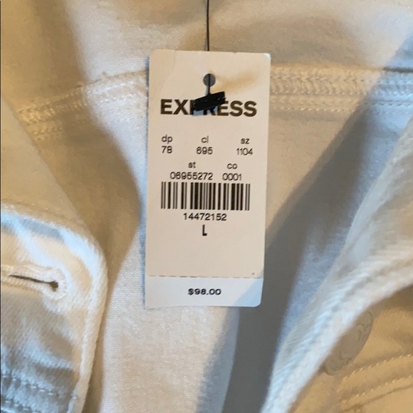 Express White Denim jacket - Picture 8 of 8